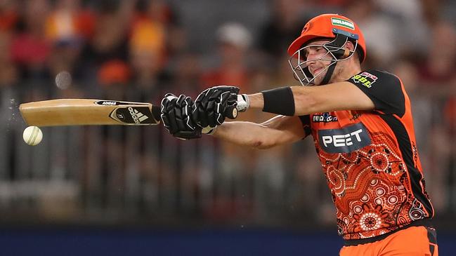 Liam Livingstone was in red-hot form for the Scorchers. Picture: Getty Images)