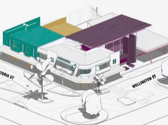 New designs into the renovation of the Hotel Mackay reveal big plans as the new owners aim to add a beer garden to the pub.