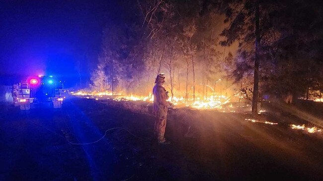 Firefighters are battling the worst conditions they’ve seen in 40 years. Picture: Instagram