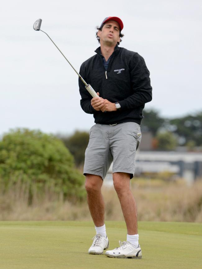 Andy Lee at the Victorian Open Pro-Am golf tournament. Picture: Cormac Hanrahan