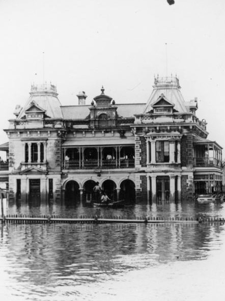 The pub has survived many floods over the years.