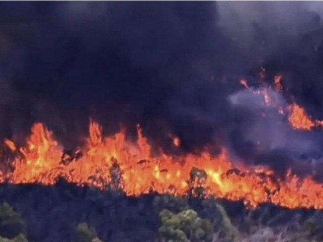 There are dozens of fires burning across the state. Picture: QFES