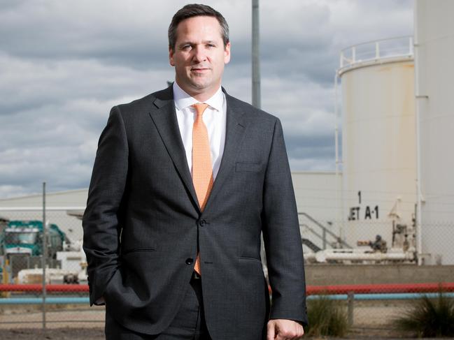 Managing Director and CEO of Senex Energy Limited, Ian Davies who is commenting on the federal government's Industry, Innovation and Competitiveness Agenda. Senex imports oil drilling equipment from the US to Australia. Photo: James Elsby