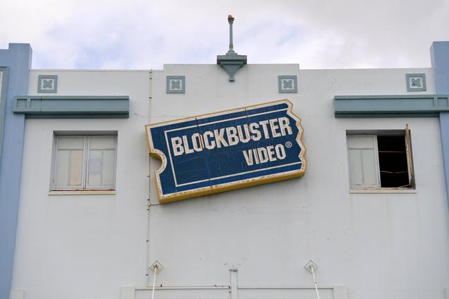 Blockbuster closing down sale. Picture: Mike Knott