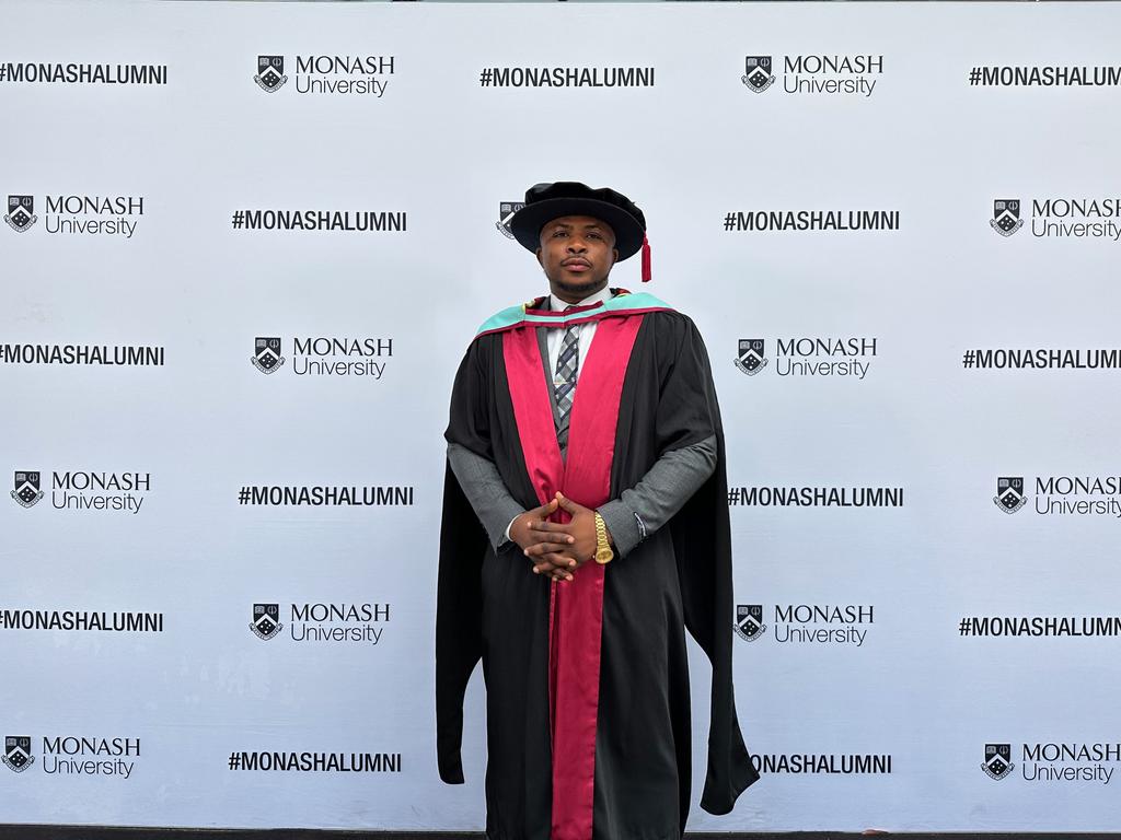 Monash phd gown best sale