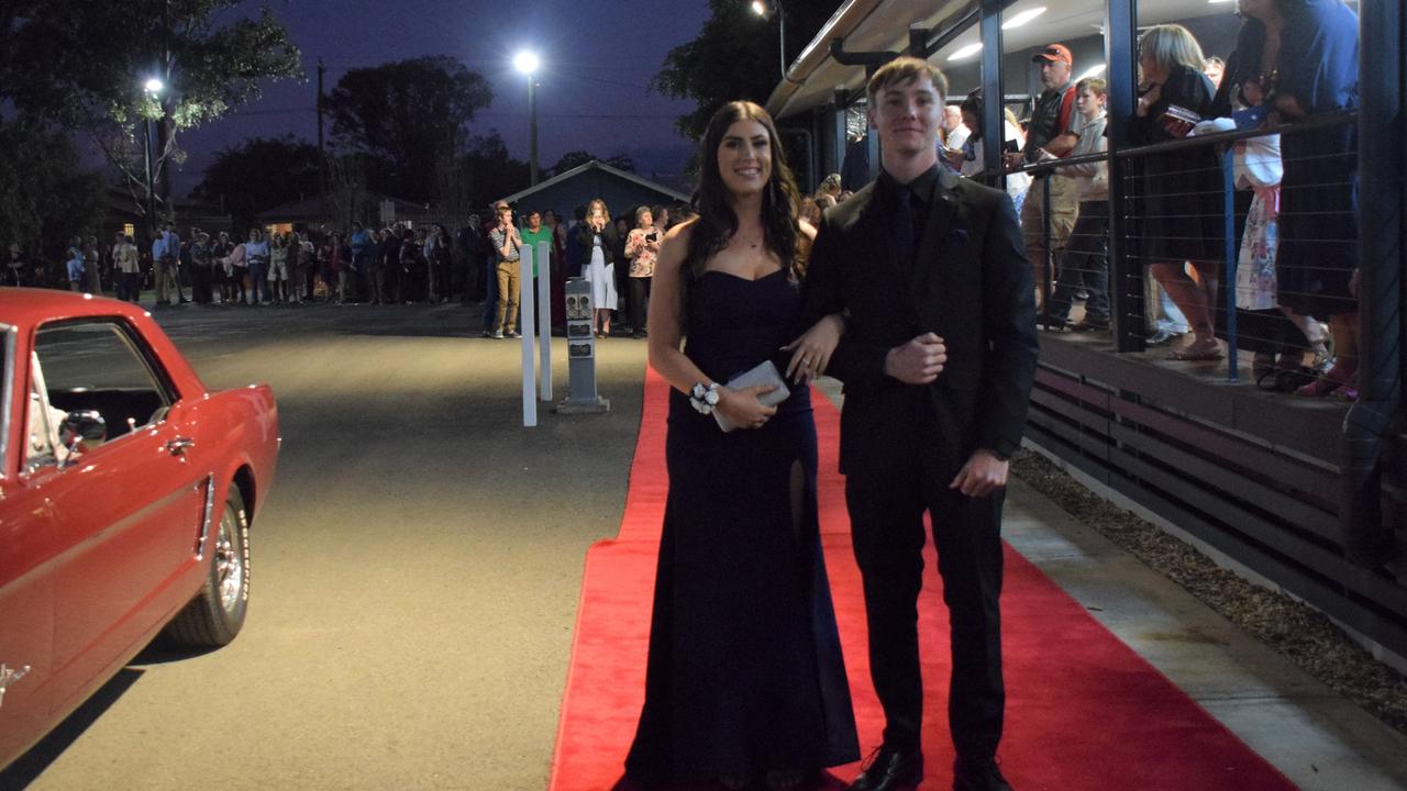 Hayley Down and Seth Vadasz at Dalby State High School's Formal 2022