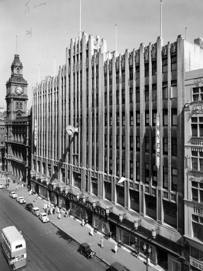 The Myer Emporium in 1952. Picture: The Argus