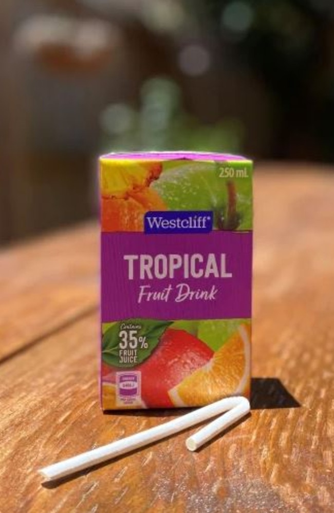 customers slam 'awful' straws on Tropical Fruit Drink | news.com.au — Australia's news site