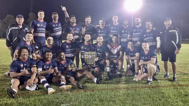 Warwick were victorious over neighbour rivals Wattles in the annual pre-season Barrett Shield clash (Photo: Facebook/ Warwick Cowboys RLFC)