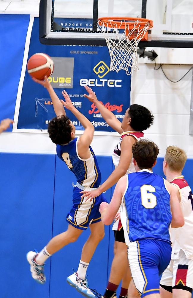 Nudgee College V BSH in Basketball Saturday August 20, 2022. Picture, John Gass