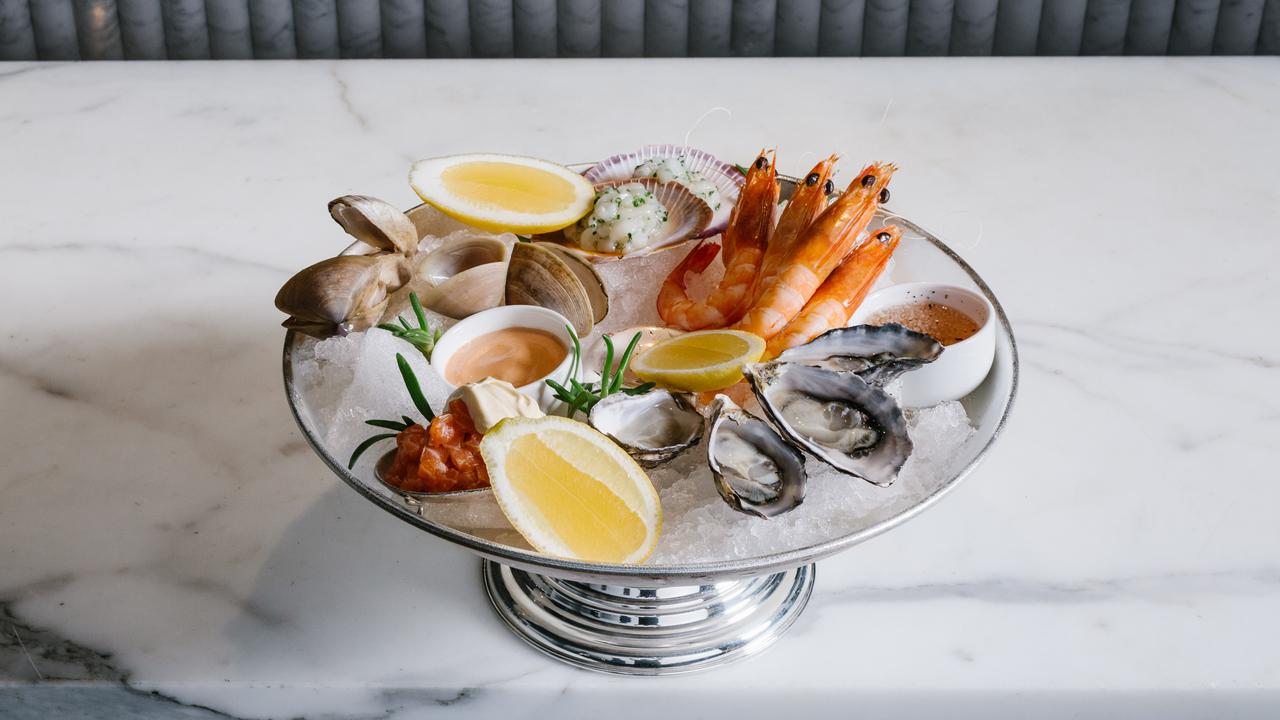 The seafood platter at Rothwell’s Bar and Grill, Brisbane.