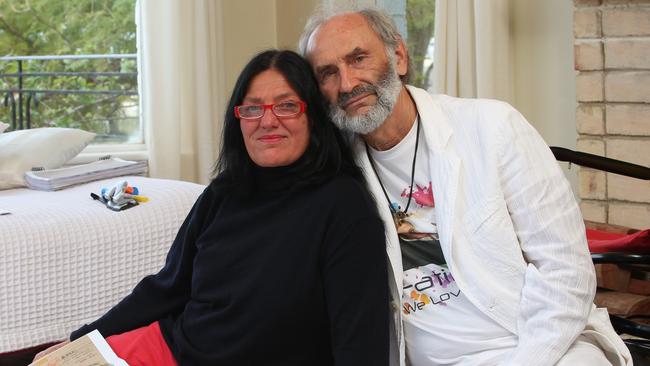 Angela and Jerzy Dyczynski at home in Perth. Picture: Ross Swanborough