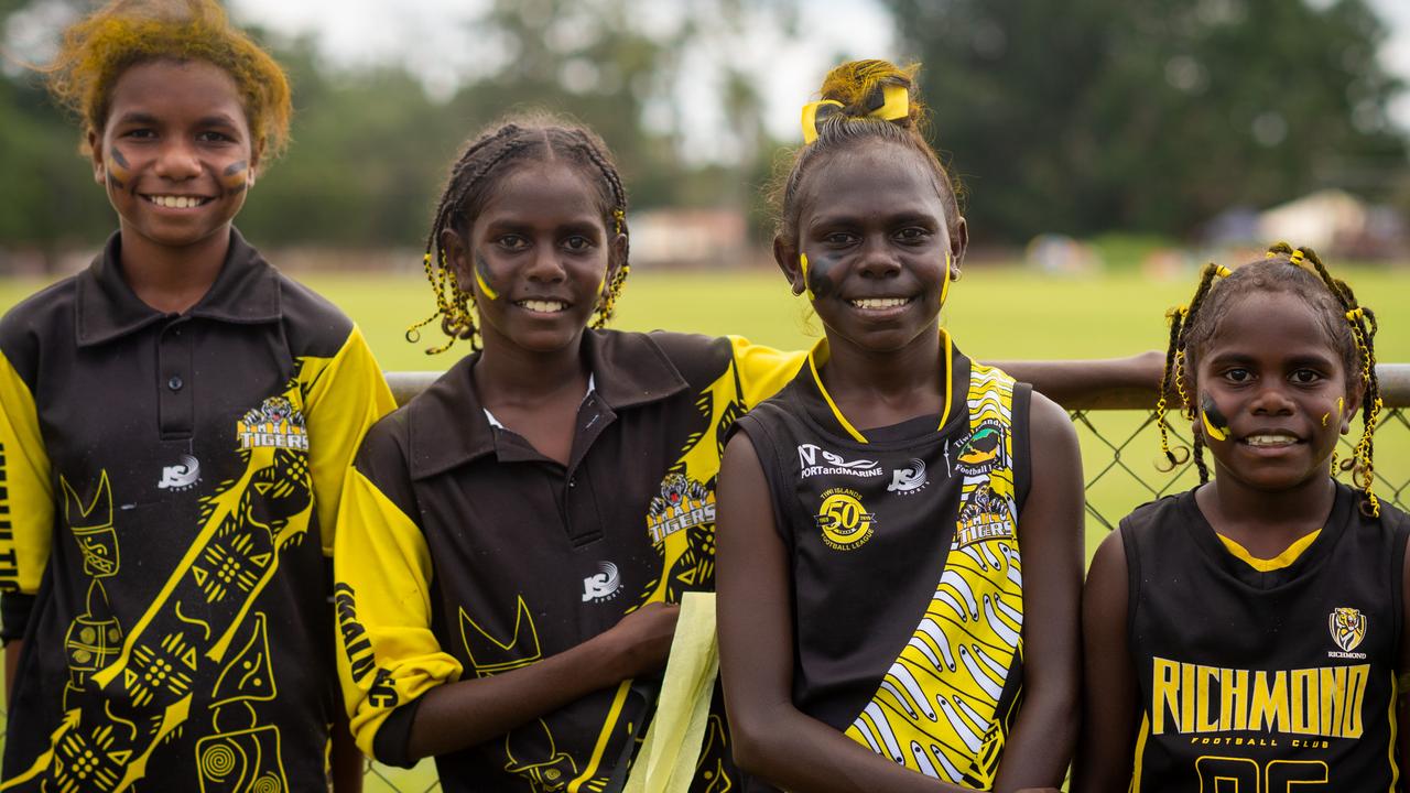 The Tiwi Islands 2020-2021 Grand Final. The Imalu Tigers take on the Walama Bulldogs on Bathurst Island. Photograph: Che Chorley