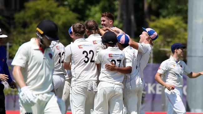 Darwin had Southern Districts struggling at 7/123 in last year's grand final. Picture: Darwin &amp; District CC.