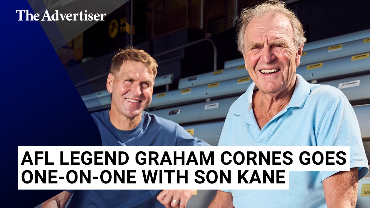 AFL legend Graham Cornes' candid chat with son Kane