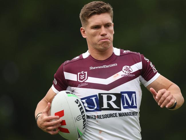 Reuben Garrick of the Sea Eagles. Picture: Mark Metcalfe/Getty Images