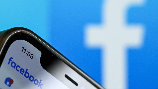 One third of Australians ­accessed Facebook for news in the first half of 2024, a new study has found. Picture: Kirill Kudryavtsev/AFP