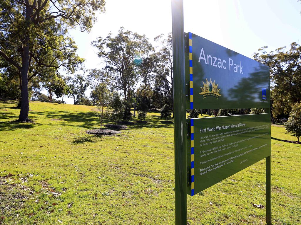 ANZAC Park in Toowong.