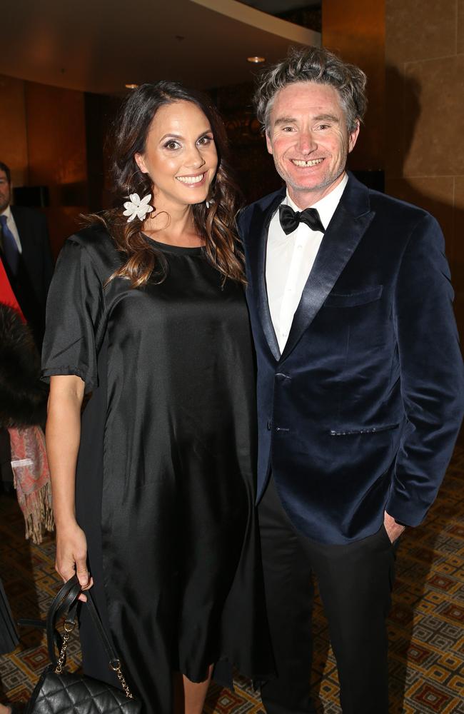 Dave Hughes and wife, Holly. Picture: David Caird