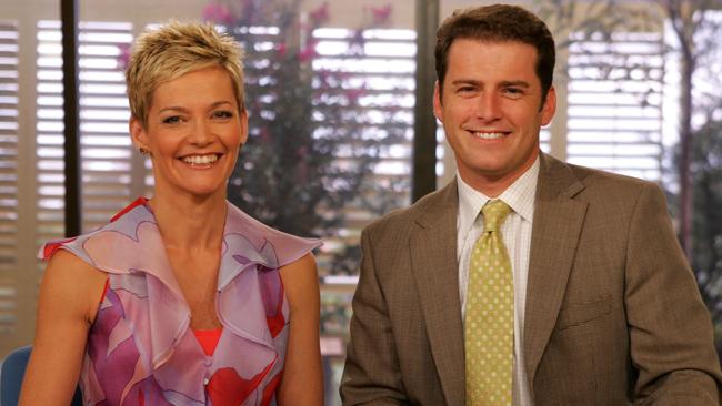 Jessica Rowe, who left the Today show in 2007 over a pay dispute, on Today with Karl Stefanovic.