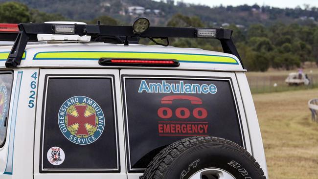 A man is fighting for his life in a Queensland hospital after falling through a ceiling. Picture: Dominic Elsome