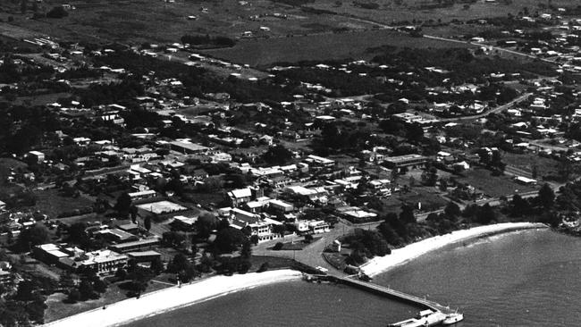 The small town of Cowes in 1970.