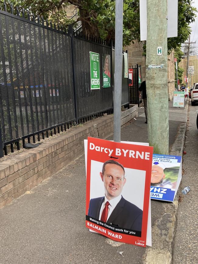 Darcy Byrne is contesting the seat of Balmain.