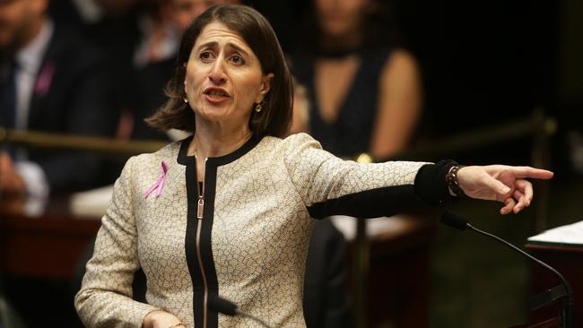 Premier Gladys Berejiklian says she was shocked by the fake doctor allegations. Picture: Toby Zerna