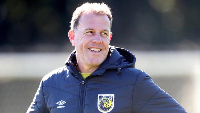 Central Coast Mariners coach Alen Stajcic at training. Picture: AAP Image/Sue Graham