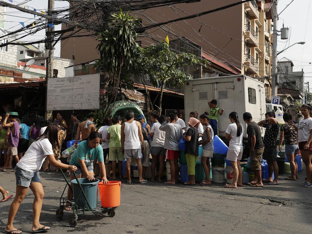 Six million people in the Philippines hurt by water shortage | news.com ...