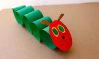 Paper craft Very Hungry Caterpillar