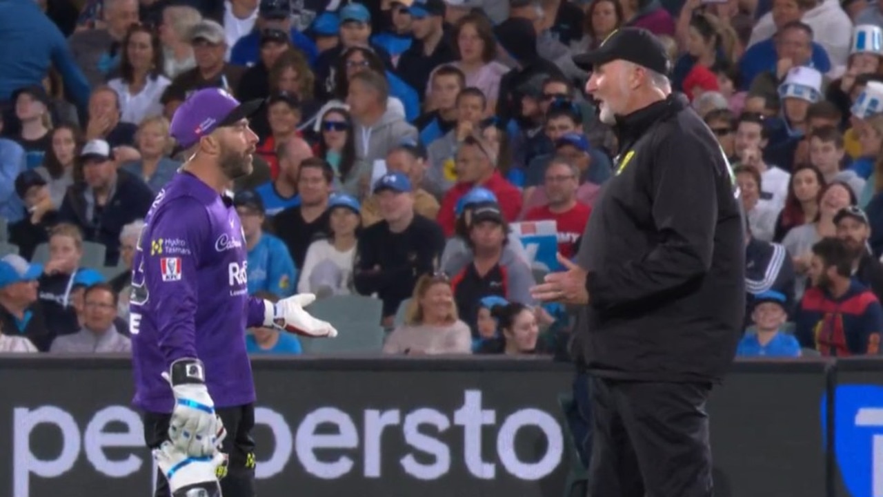 Matthew Wade was furious. Photo: Fox Sports