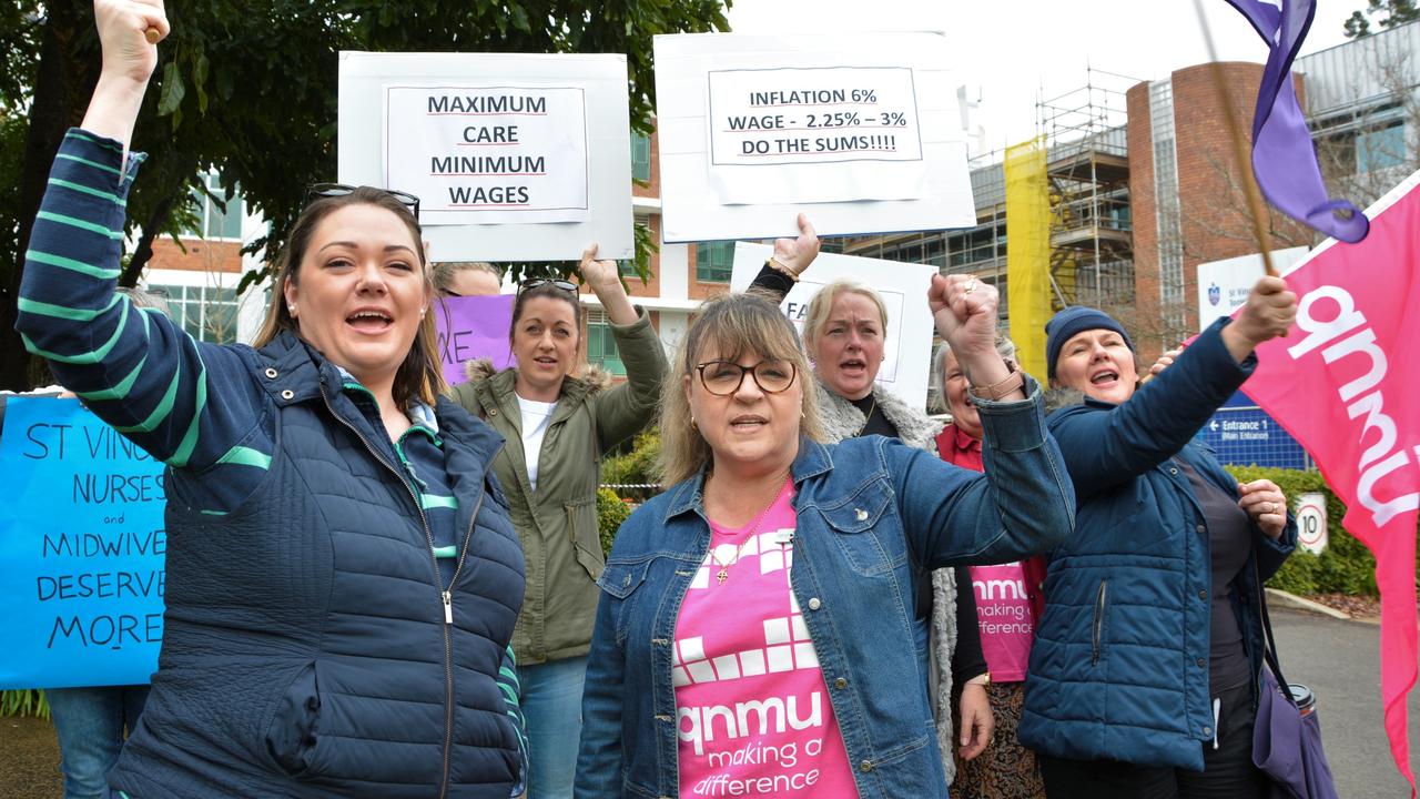 Toowoomba nurses to hold rally outside St Vincent’s Private Hospital to ...