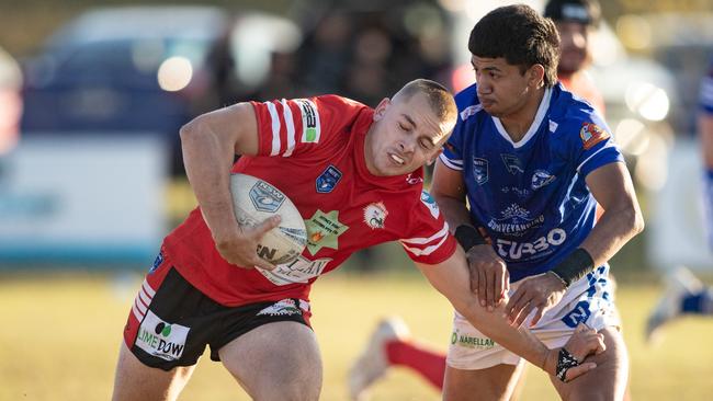 Goannas backrower Brenton Doyle O’Donnell. Pics by Julian Andrews.