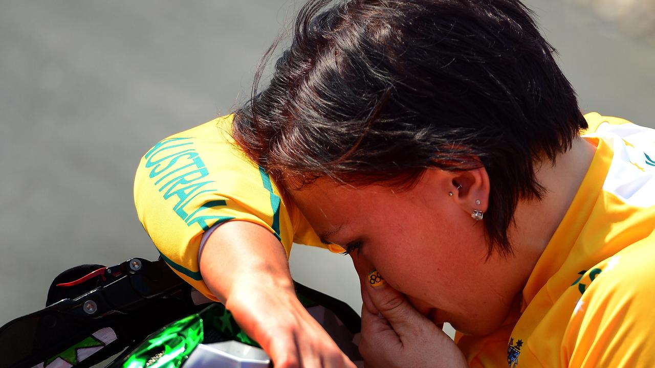 Caroline Buchanan was shattered after missing out on a medal at the London Olympics.