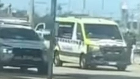 Fight at Werribee train station. Picture: Supplied.