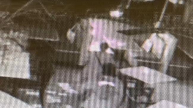 CCTV still showing alleged offenders inside the Dundees on the Waterfront restaurant. Picture: Supplied