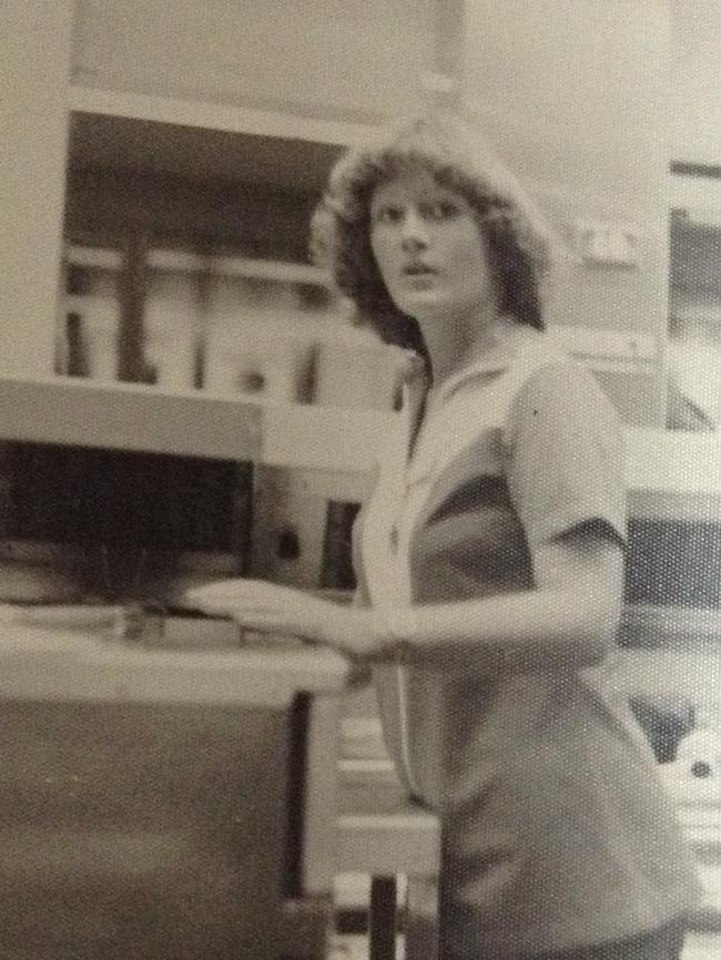 EARLY DAYS: Ann Brown when she first started working