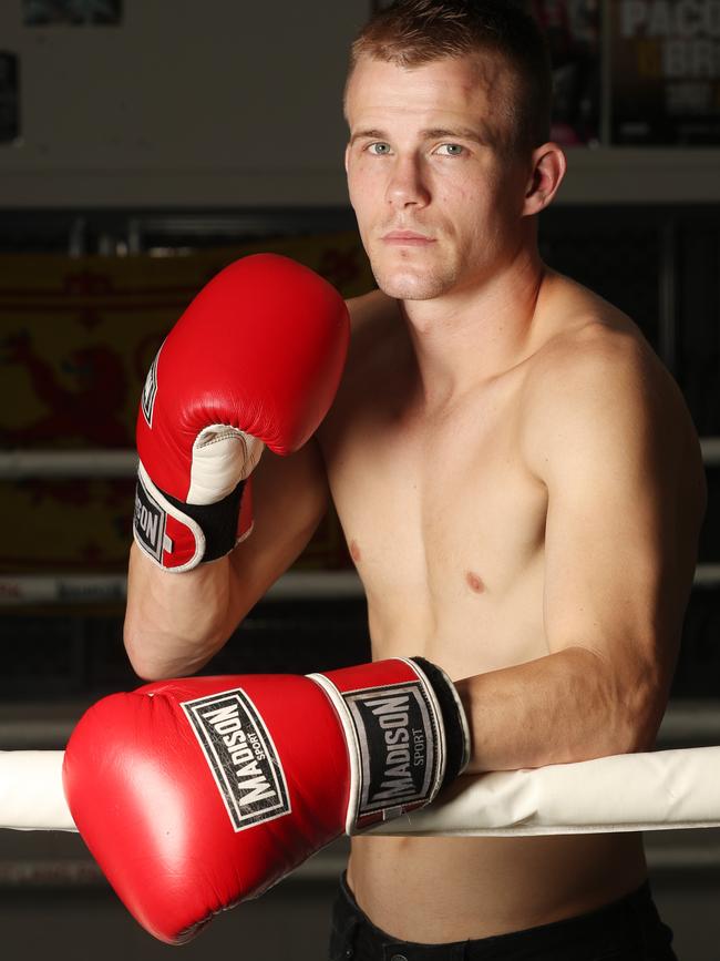 Queensland boxer Liam Wilson will fight on the Jeff Horn v Tim Tszyu undercard. Pic Annette Dew