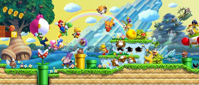 New Super Mario Bros U Deluxe has something for every type of player. Picture: Nintendo