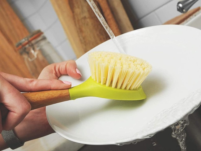 This genius dish sponge is made from bamboo.