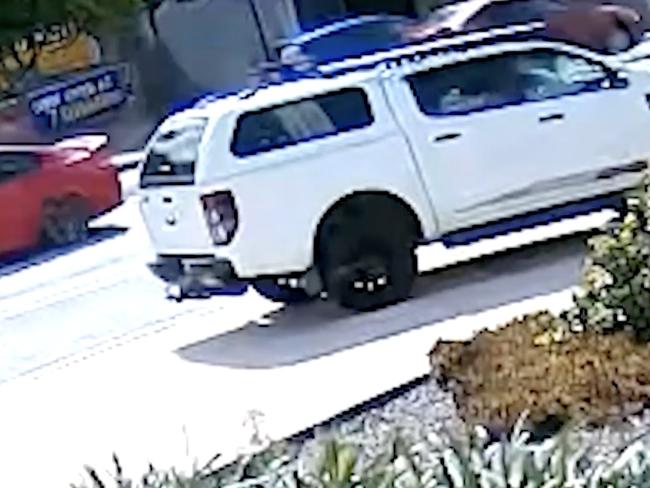 He then allegedly mounted the footpath and drove against the flow of traffic before getting out and chasing the pedestrian and his friend.