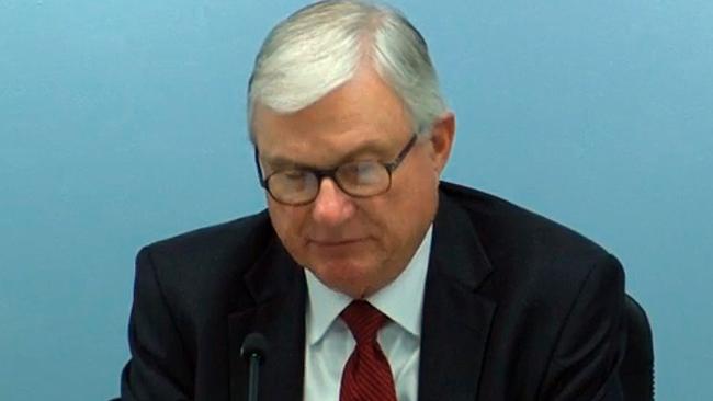 Justice Peter McClellan at the royal commission.
