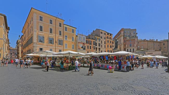 The market at Campo de Fiori.