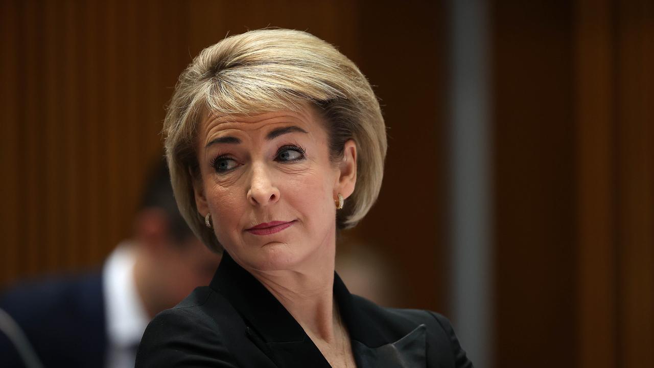 Attorney-General Michaelia Cash sought to blame Labor for the watchdog’s delay. Picture: NCA NewsWire / Gary Ramage