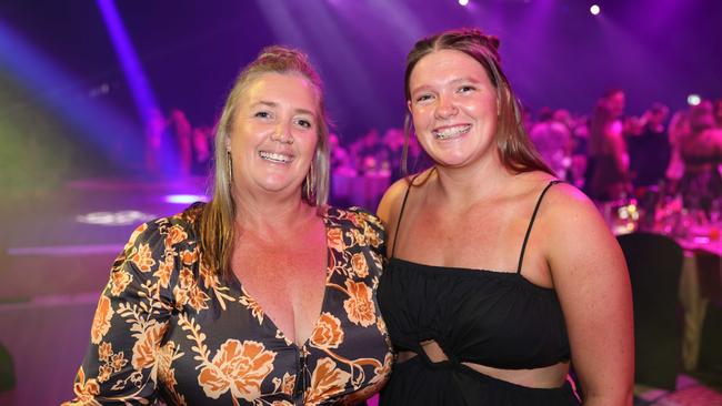 Katrina Atkinson and Montana Atkinson at Gold Coast Bulletin 2024 Women of the Year Awards. Picture, Portia Large.