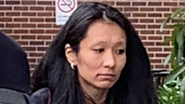 Elizabeth Irene Luque outside Hornsby Court on 30 September 2020. Picture: Madelaine Wong