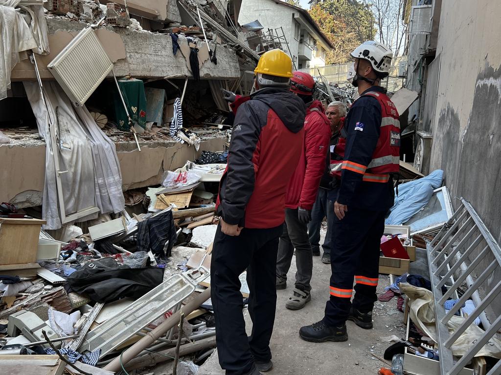 The Australian Government has deployed a Disaster Assistance Response Team (DART) to Turkey to support local authorities with search and rescue efforts. Picture: DFAT