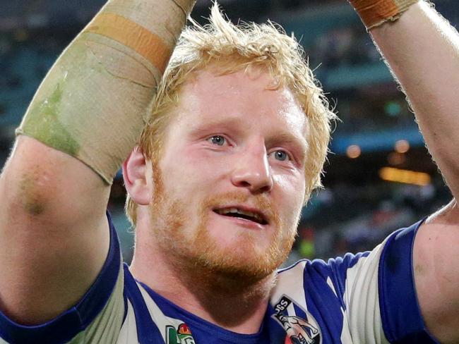 Bulldog's James Graham during the game between the Penrith Panthers and the Canterbury Bankstown Bulldogs at ANZ Stadium .Picture Gregg Porteous