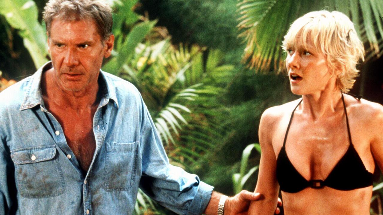 Heche with Harrison Ford in Six Days, Seven Nights.